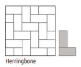Herringbone tile pattern