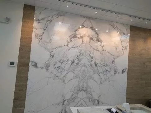 Bookmatched Porcelain Panels