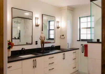 Barrier Free Shower, Large Vanity And Lots of Storage