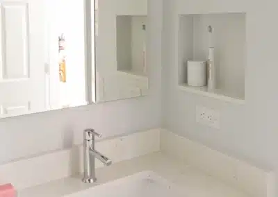 Small Guest Bath With Barrier Free Shower