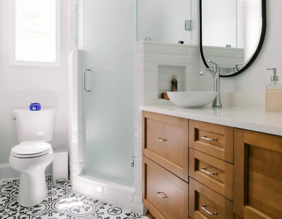 Girls bathroom After